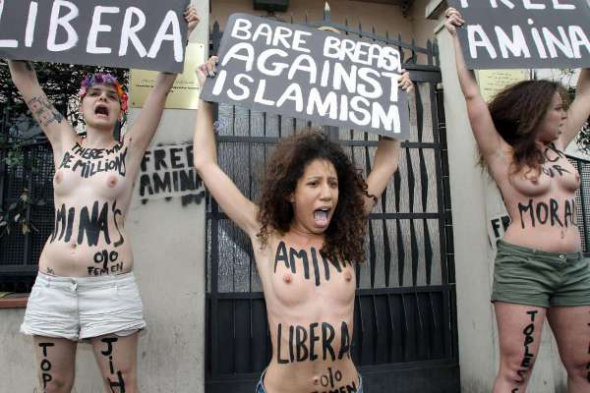 feministas liberación mujer Islam Milán 2013