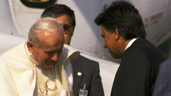 Felipe González papa Juan Pablo II 1983 Vaticano