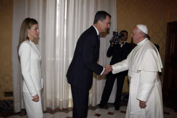 Felipe VI y Bergoglio 2014