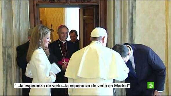 Felipe VI ante Bergoglio