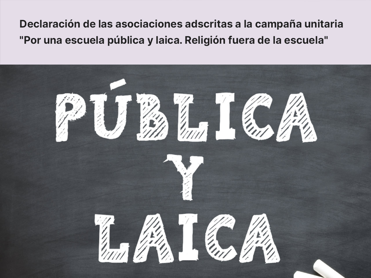 El Observatorio Del Laicismo Por Un Estado Laico Por La Libertad De Conciencia 6548