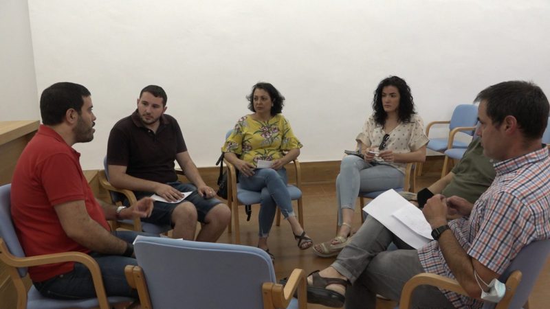 Reunión de Úbeda Laica con representantes de la candidatura Por Andalucía