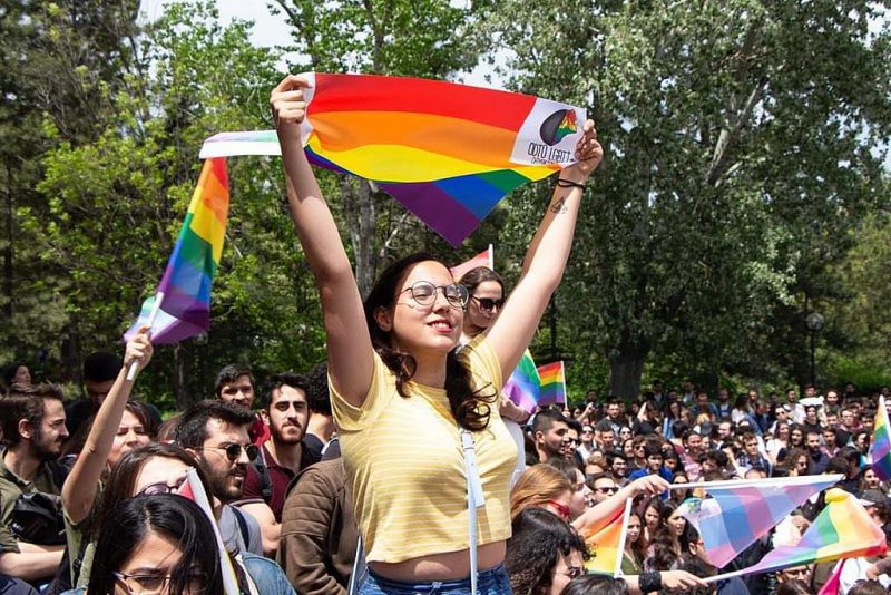 Manifestación del Orgullo en Ankara, Turquía, en 2019 © ODTU LGBTI+