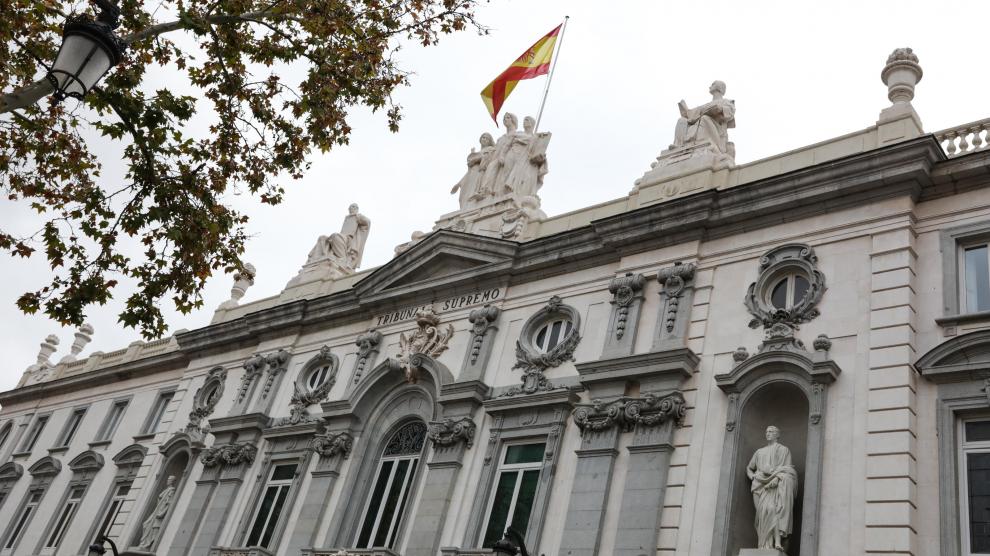 Fachada del edificio del Tribunal Supremo, en Madrid