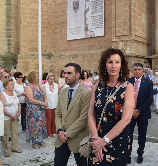Concejales de Almería en la procesión del Corpus