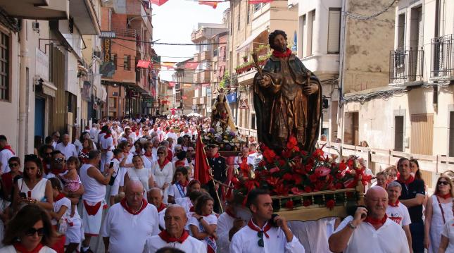 Fotos de la procesión de las Santas Reliquias, San Adrián y la Virgen de la Palma en San Adrián. Enrique Pejenaute