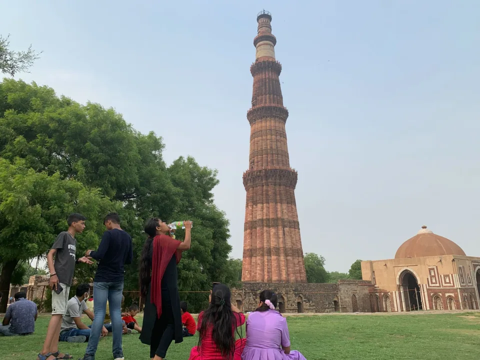minarete de la India Qutub Minar