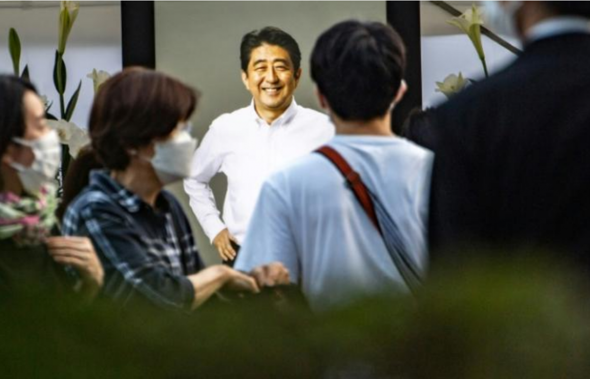 Velatorio del ex primer ministro japonés, Shinzo Abe, el 12 de julio de 2022 en Tokio