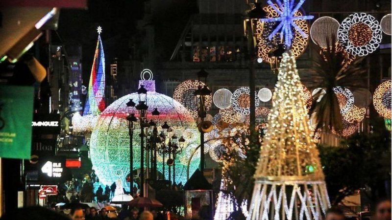 Luces de Navidad en Vigo. Concello de Vigo