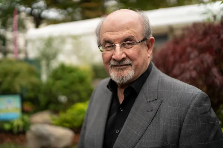 Salman Rushdie. Foto de: David Levenson via Getty Images
