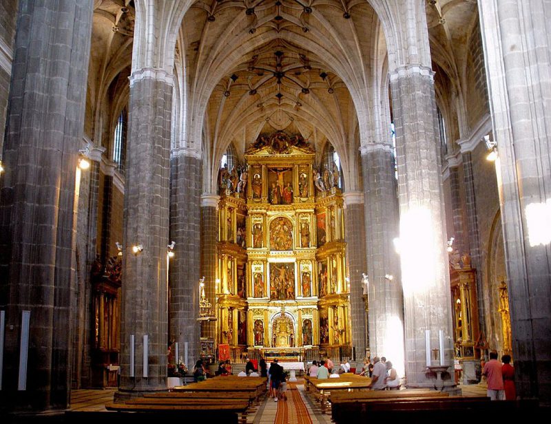 retablo de la Iglesia de San Sebastián, Villacastín (provincia de Segovia, Castilla y León