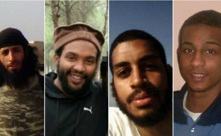 Mohammed Emwazi, Aine Davis, Alexanda Kotey y El Shafee Elsheikh Policía Metropolitana Londres/bbc