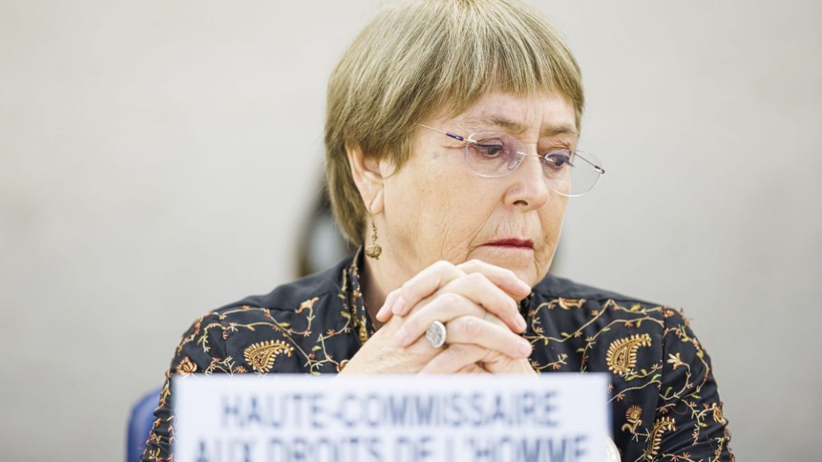 La alta alta comisionada de la ONU para los derechos humanos, Michelle Bachelet. EFE/EPA/VALENTIN FLAURAUD