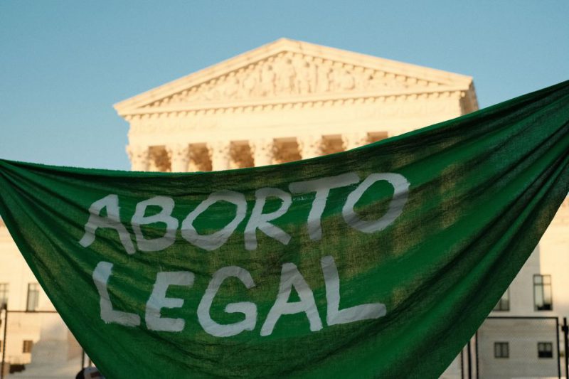 Manifestación a favor del aborto frente al sede del Tribunal Supremo de Estados Unidos.Jorge Dastis