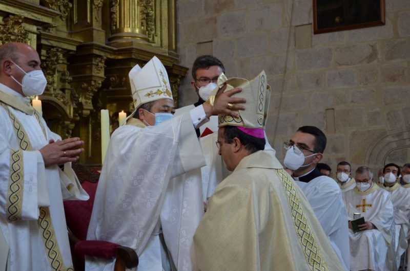 Acto de ordenación episcopal de Jesús Pulido Arriero como obispo de Coria-Cáceres, a comienzos de este año.Eduardo Palomo