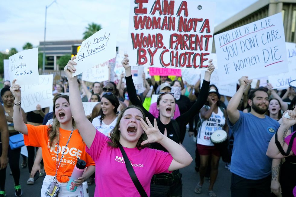 Una protesta en defensa del aborto en Phoenix, Arizona, en junio.Ross D. Franklin (AP)