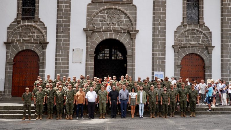 La Brigada Canarias XVI visita Teror (Gran Canaria) / CanariasNoticias.es