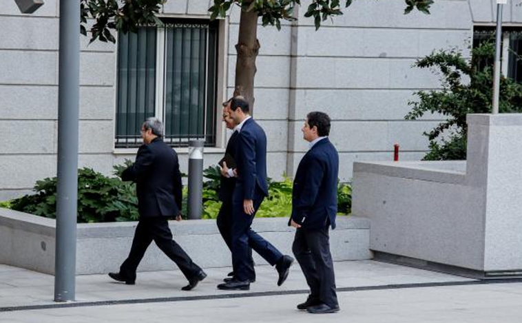 Llegada del embajador de Irán, Hassan Ghashghavi, al ministerio de Asunto Exteriores