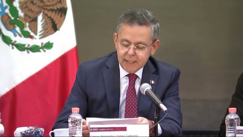 César Yáñez Centeno, subsecretario de Desarrollo Democrático, Participación Social y Asuntos Religiosos de la Secretaría de Gobernación de México