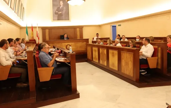 Pleno municipal celebrado por el Ayuntamiento de Andújar. Foto: Ayto. Andújar.