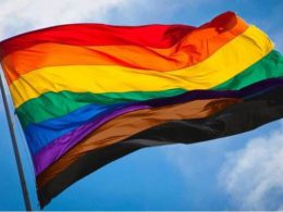 bandera del orgullo gay o lgtb