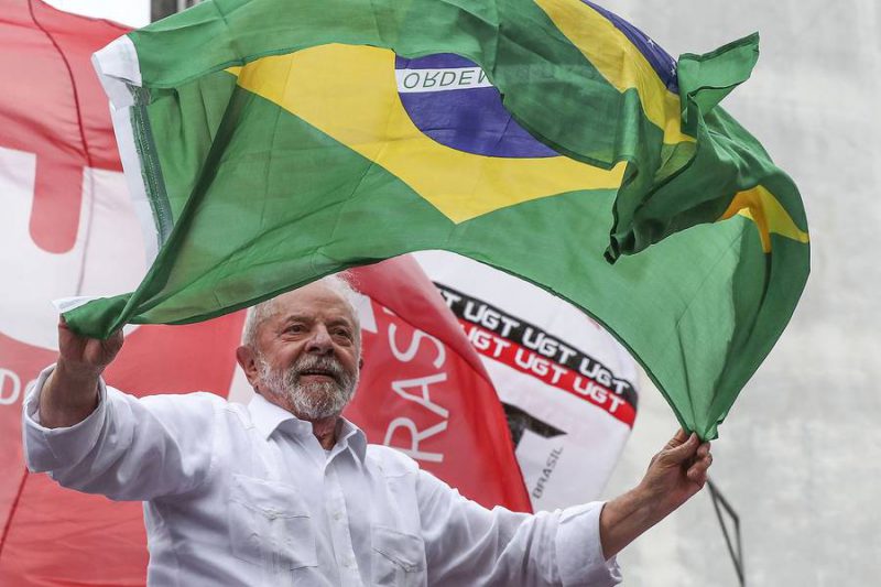Luiz Inácio Lula da Silva, en Guarulhos, Brasil.