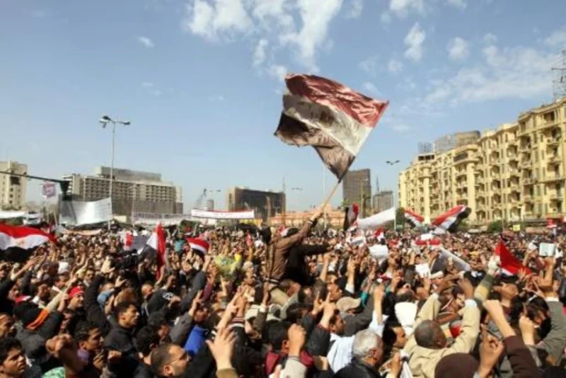 Una manifestación contra el gobierno de Egipto celebrada el 6 de febrero de 2011 en la plaza Tahrir de El Cairo afp_tickers