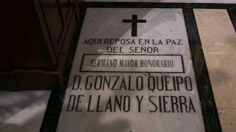 Lápida de Queipo de Llano