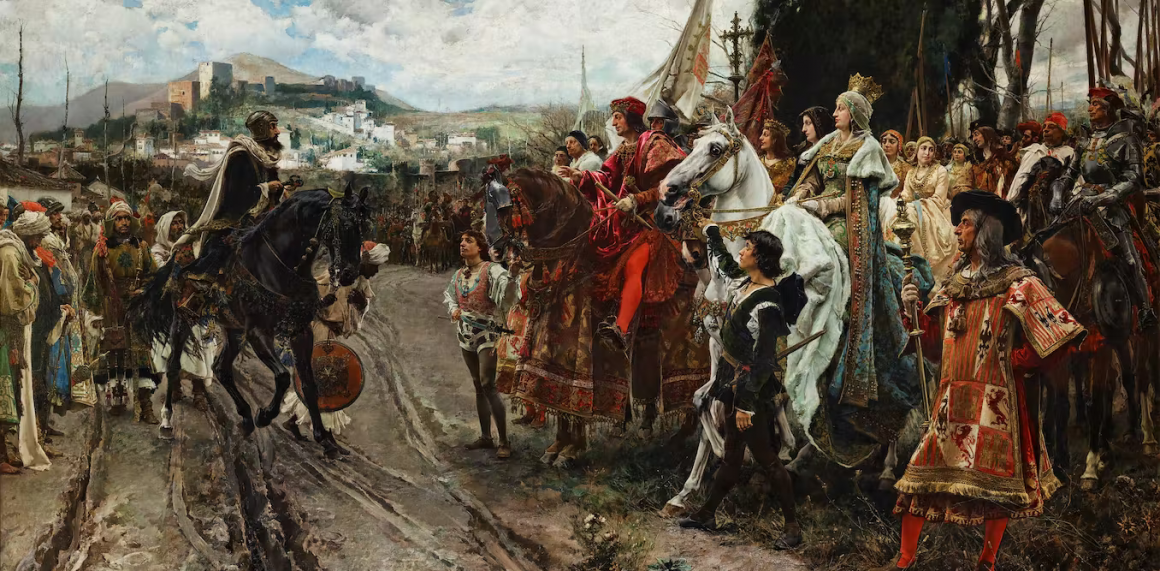 ‘La rendición de Granada’, de Francisco Pradilla y Ortiz. Wikimedia Commons