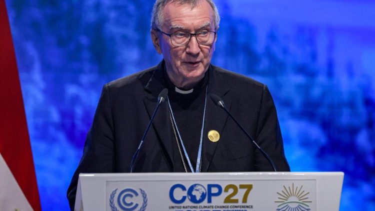 Cardenal Parolin interviene en la COP27 ©Vatican media