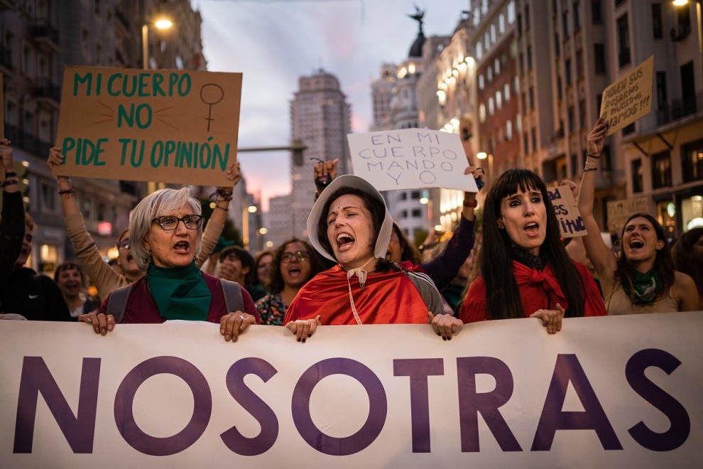 Manifestación en Madrid en defensa del derecho al aborto, a 28 de septiembre de 2022. — Diego Radames / EUROPA PRESS / ZUMA Press Wire/dpa