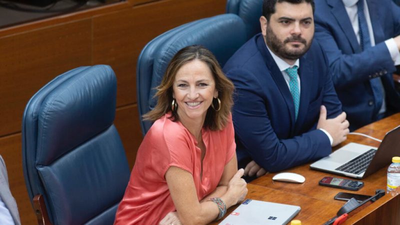 La portavoz de VOX en la Comisión de Sanidad de la Asamblea de Madrid, Gádor Joya