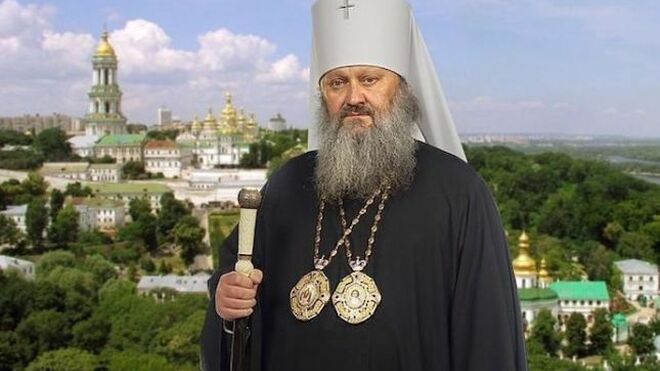 El superior del Monasterio de las Cuevas de Kiev, el metropolita Pavel Lebed