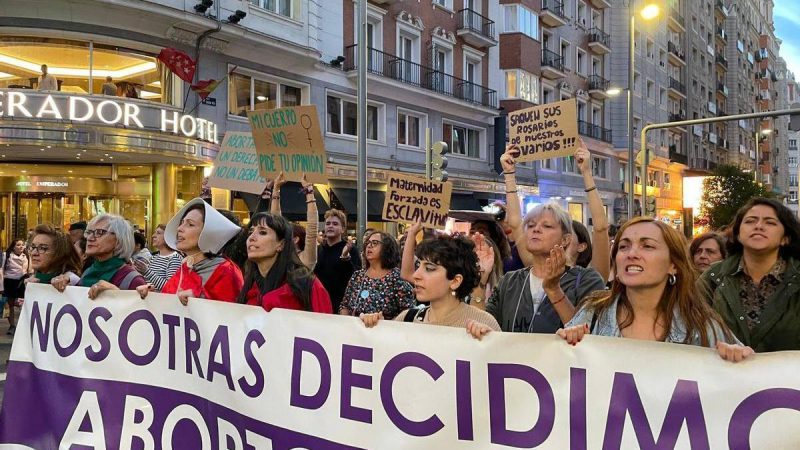 Manifestación a favor del derecho al aborto en Madrid, a 28 de septiembre de 2022