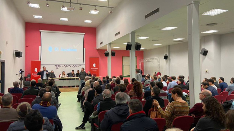 Acto de El Jacobino en Madrid este 17 de diciembre de 2022