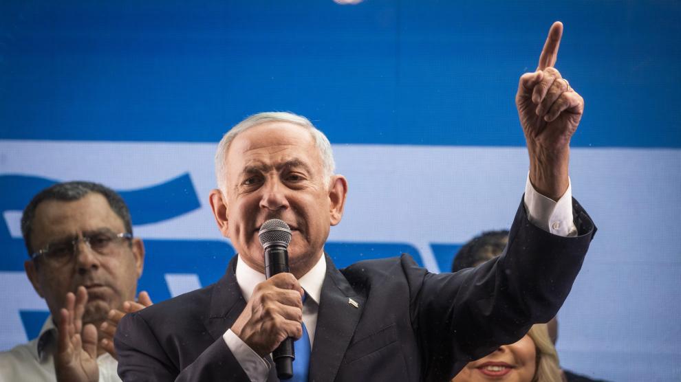 El líder del partido Likud Benjamín Netanyahu.