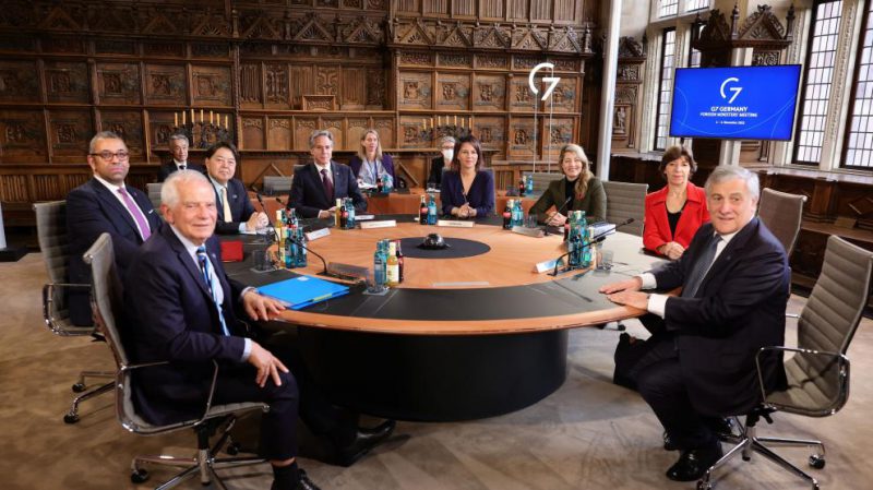Reunión del G7 el pasado 4 de noviembre. foto: EFE