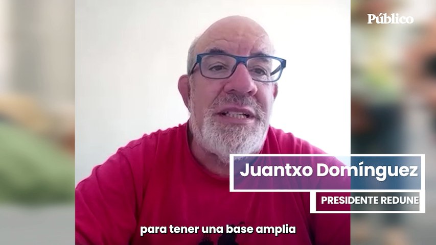 Juantxo Domínguez, presidente de RedUNE, en declaraciones a Público