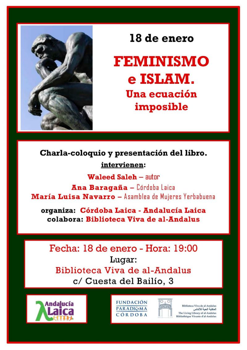 cartel presentación feminismo e islam en córdoba