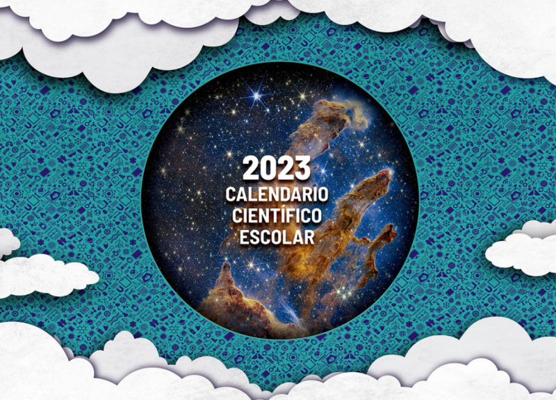 Portada del Calendario Científico escolar 2023