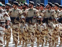Fuerzas del Cuerpo de Guardianes de la Revolución Islámica de Irán. -EFE