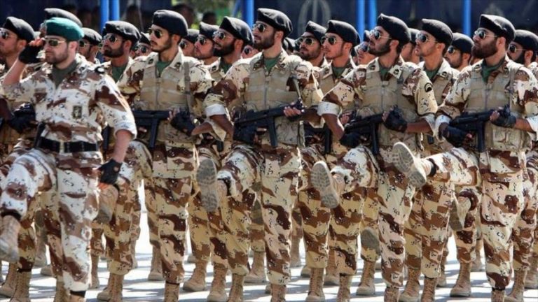 Fuerzas del Cuerpo de Guardianes de la Revolución Islámica de Irán. -EFE