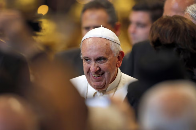 El papa Francisco en la Basílica de San Pedro en el Vaticano.Giampiero Sposito (Reuters)