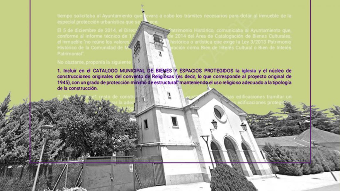 El Ayuntamiento de Alcobendas ha ganado el pleito a la Congregación David Velasco