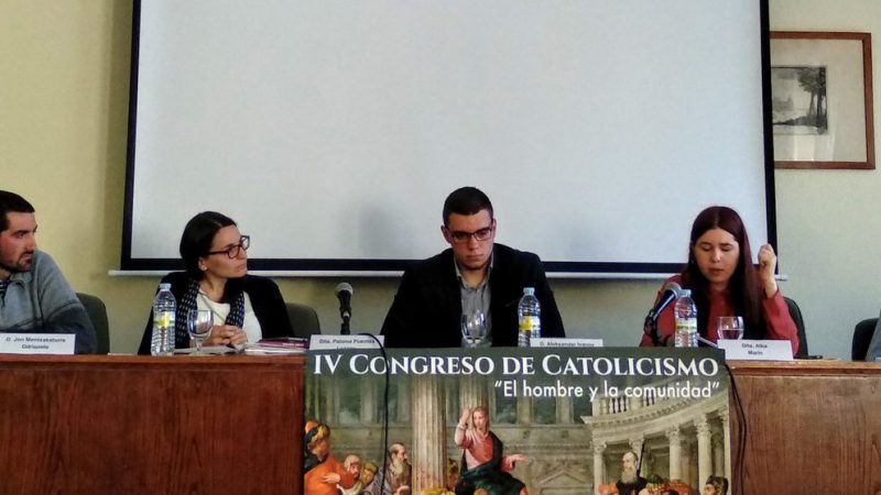 photo_camera VI Congreso de Pensamiento Católico en la Facultad de Filosofía de la Complutense.