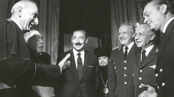 Pío Laghi con Videla y la junta militar argentina
