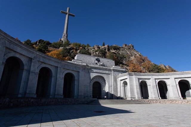 Archivo - Entrada de acceso a la basílica del Valle de los Caídos.