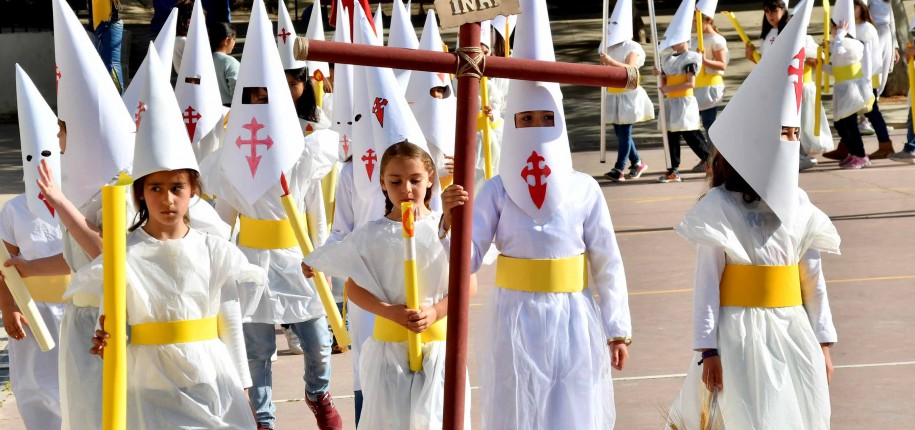 800 escolares participan hoy en la procesión infantil de Semana Santa en Pozoblanco