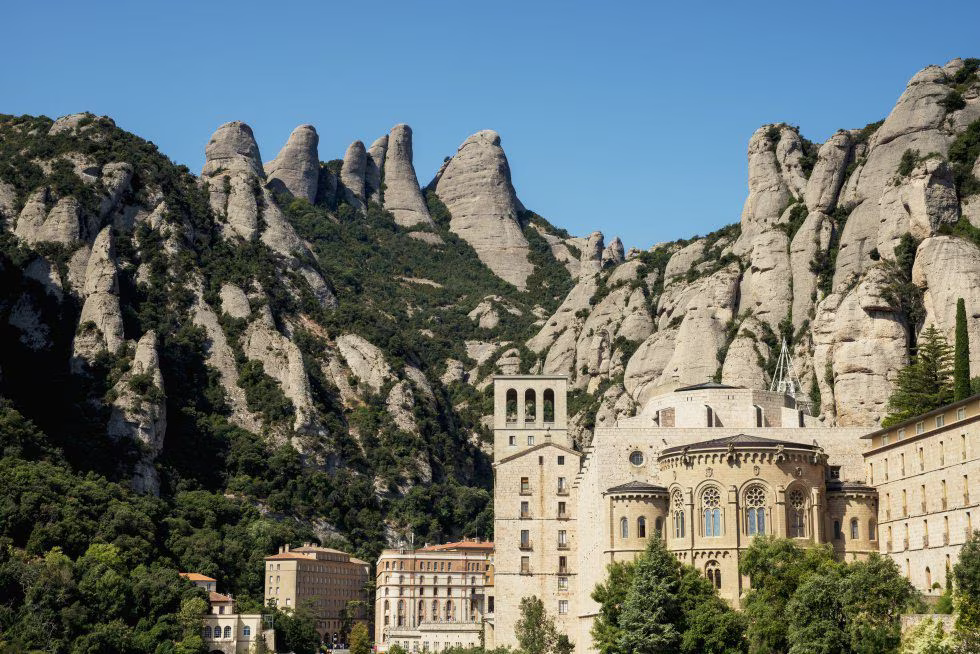 El monasterio de Montserrat, en Cataluña.getty images