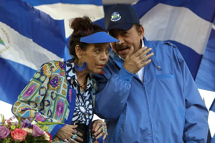Daniel Ortega, en un reciente acto en ManaguaAP